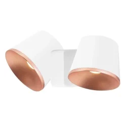 Kinkiet DRONE 2 biały/miedź (05-5307-14-06) Leds