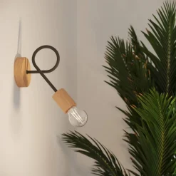 Kinkiet EMBER czarny (SL.1476) - Sollux Lighting