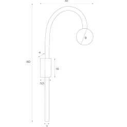 Kinkiet ENIGMA zielony (W0343) - MAXLIGHT