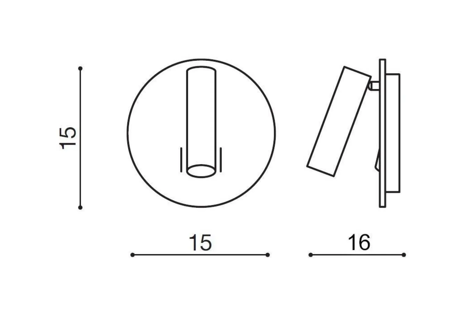 Kinkiet Faro Czarny (AZ3204)- AZzardo
