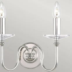 Kinkiet Finsbury Park (FP2-POL-NICKEL) - Elstead Lighting