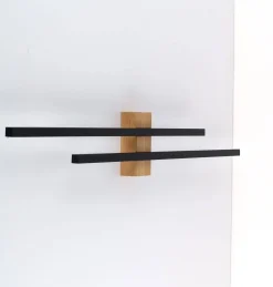 Kinkiet FLASH BLACK WOOD LED (6628) - TK Lighting