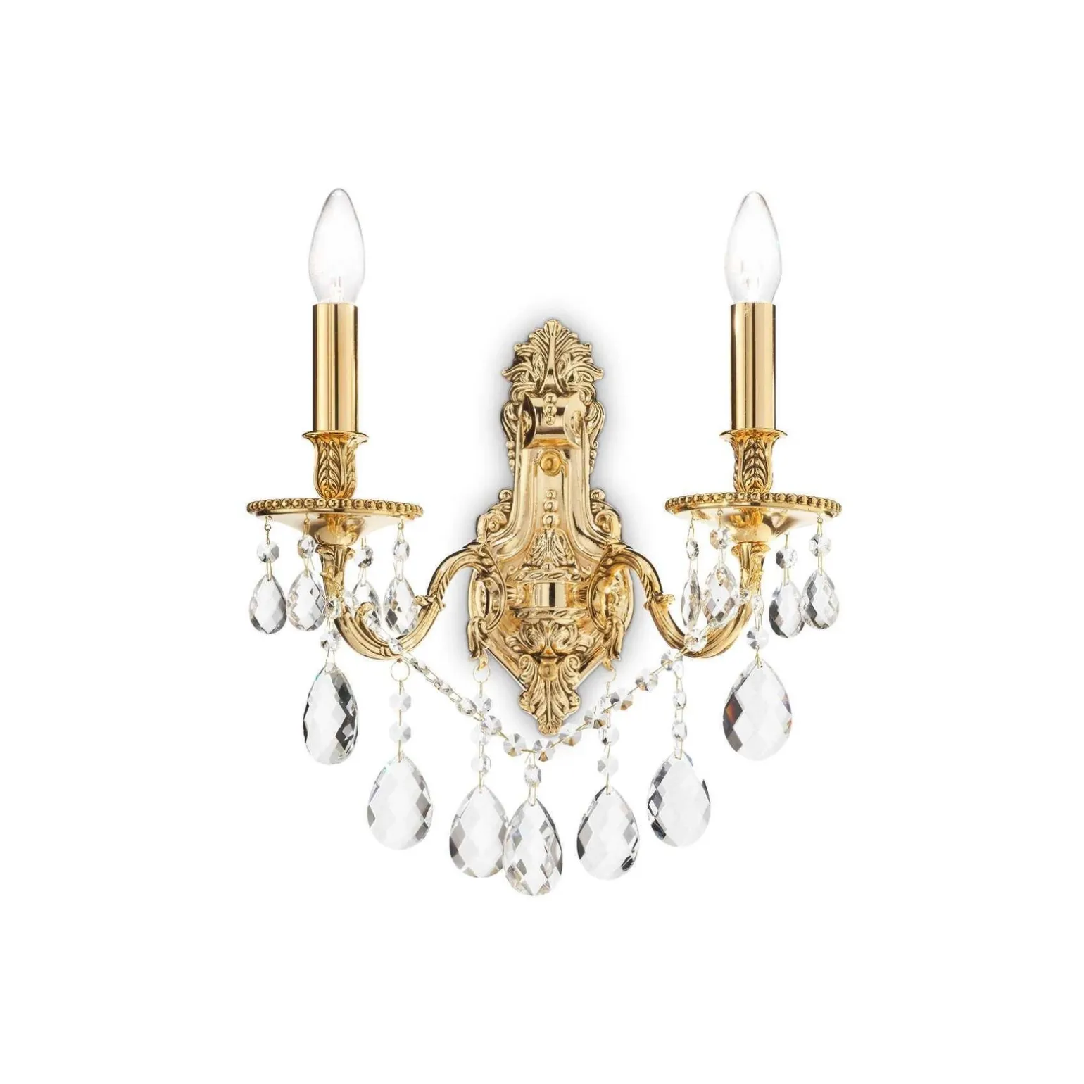 Kinkiet GIOCONDA AP2 kol. złoty (060491) Ideal Lux