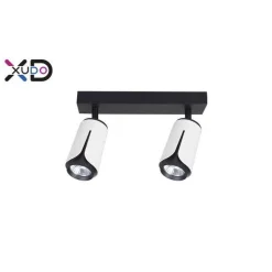 Kinkiet GU10 LED x2 biały+czarny (XD-IK262W) - Xudo