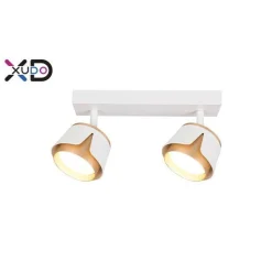 Kinkiet GX53 LED x2 biały+złoty (XD-IK282W) - Xudo