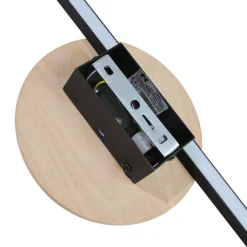 Kinkiet JAVA II czarny-drewno 1 PŁ (1441) - TK Lighting