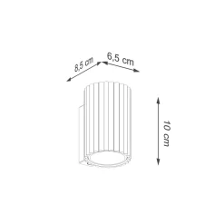 Kinkiet KARBON 10 biały (SL.1646) - Sollux Lighting