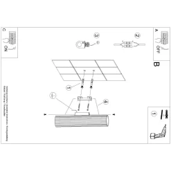 Kinkiet KARBON 30 biały (SL.1539) - Sollux Lighting