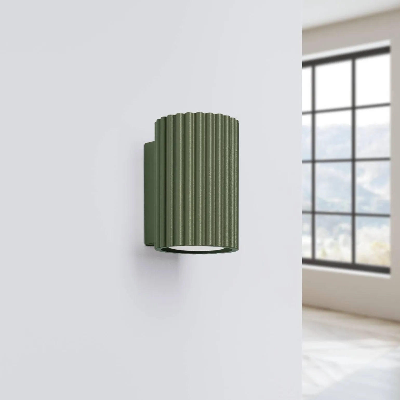 Kinkiet KARBON 10 zielony oliwkowy (SL.1656) - Sollux Lighting