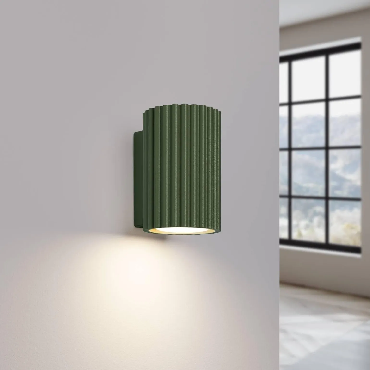 Kinkiet KARBON 10 zielony oliwkowy (SL.1656) - Sollux Lighting