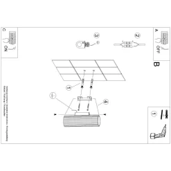 Kinkiet KARBON 20 zielony oliwkowy (SL.1657) - Sollux Lighting