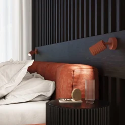 Kinkiet KARBON ochra czerwona z włącznikiem (SL.1636) - Sollux Lighting