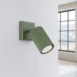 Kinkiet KARBON zielony oliwkowy (SL.1616) - Sollux Lighting