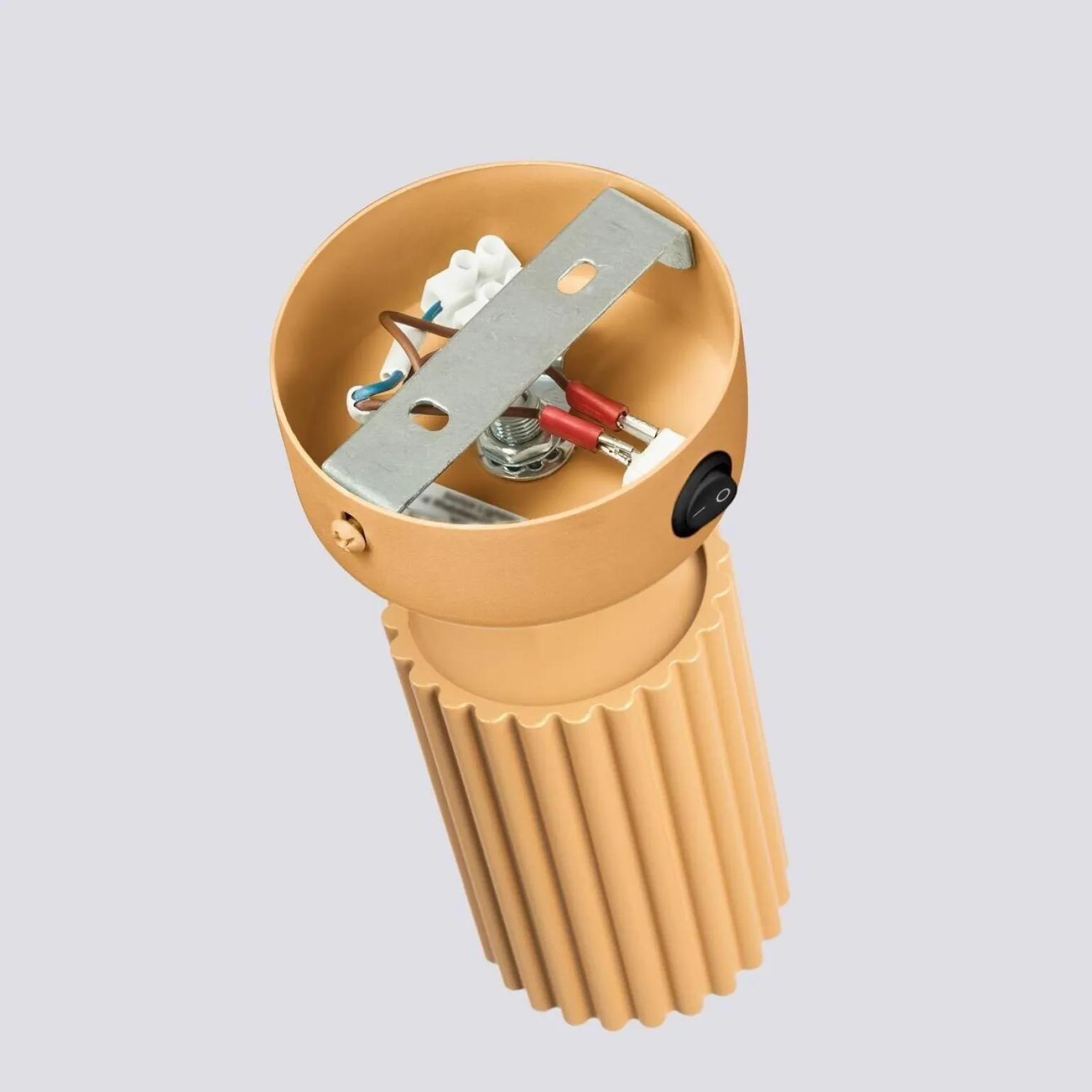 Kinkiet KARBON złoty z włącznikiem (SL.1560) - Sollux Lighting