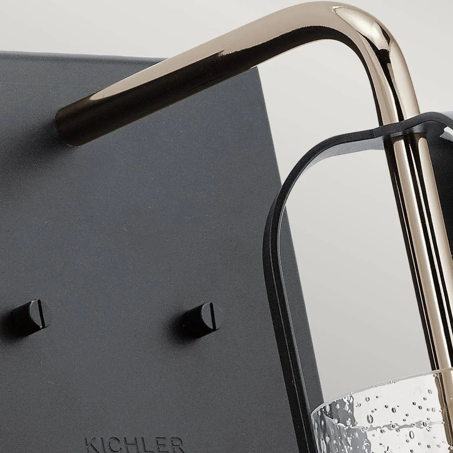 Kinkiet Kitner - 1 źródło światła - Polerowany nikiel (QN-KITNER1-PN) - Quintiesse