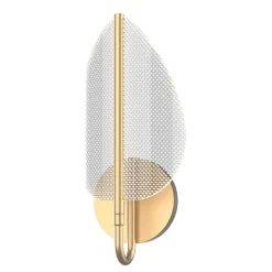 Kinkiet LED Floriana - Naturalny mosiądz (QN-FLORIANA-1W-NBR) - Quintiesse