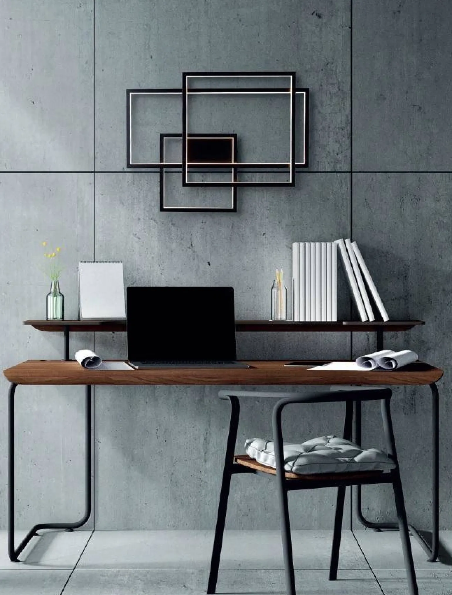 Kinkiet LED GEOMETRIC ściemnialny (W0233D) - Maxlight