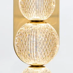 Kinkiet LED Marni - Naturalny mosiądz (QN-MARNI-6WB-NBR) - Quintiesse