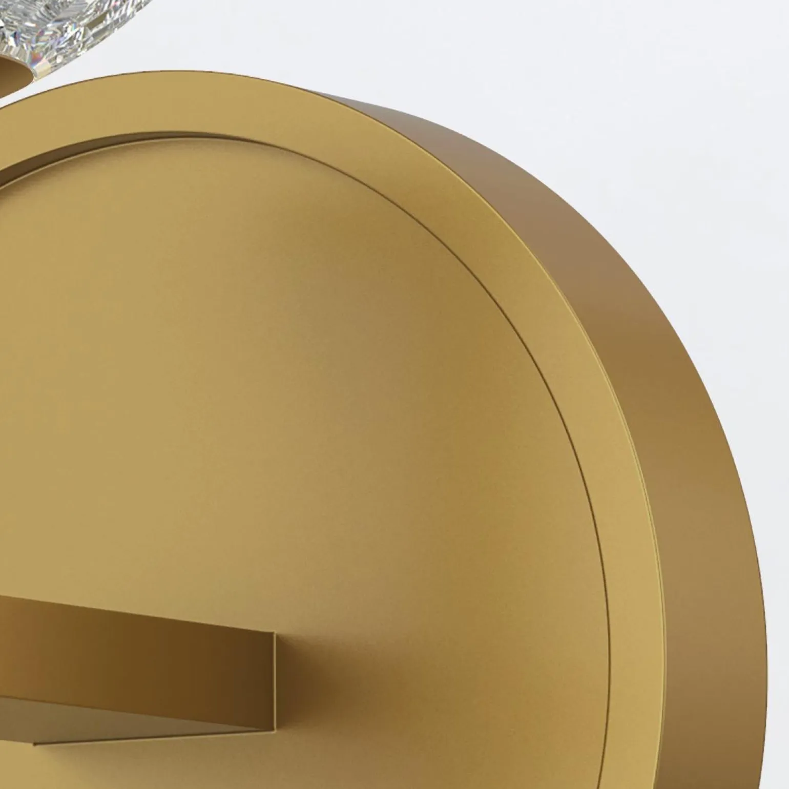 Kinkiet LED Marni - Naturalny mosiądz (QN-MARNI-1WB-NBR) - Quintiesse