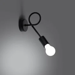 Kinkiet LEVAR czarny (SL.1454) - Sollux Lighting