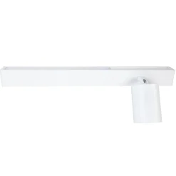 Kinkiet Magnet 9W+1xGU10 3000/4000K Biały Prawy (ML1128) - Milagro