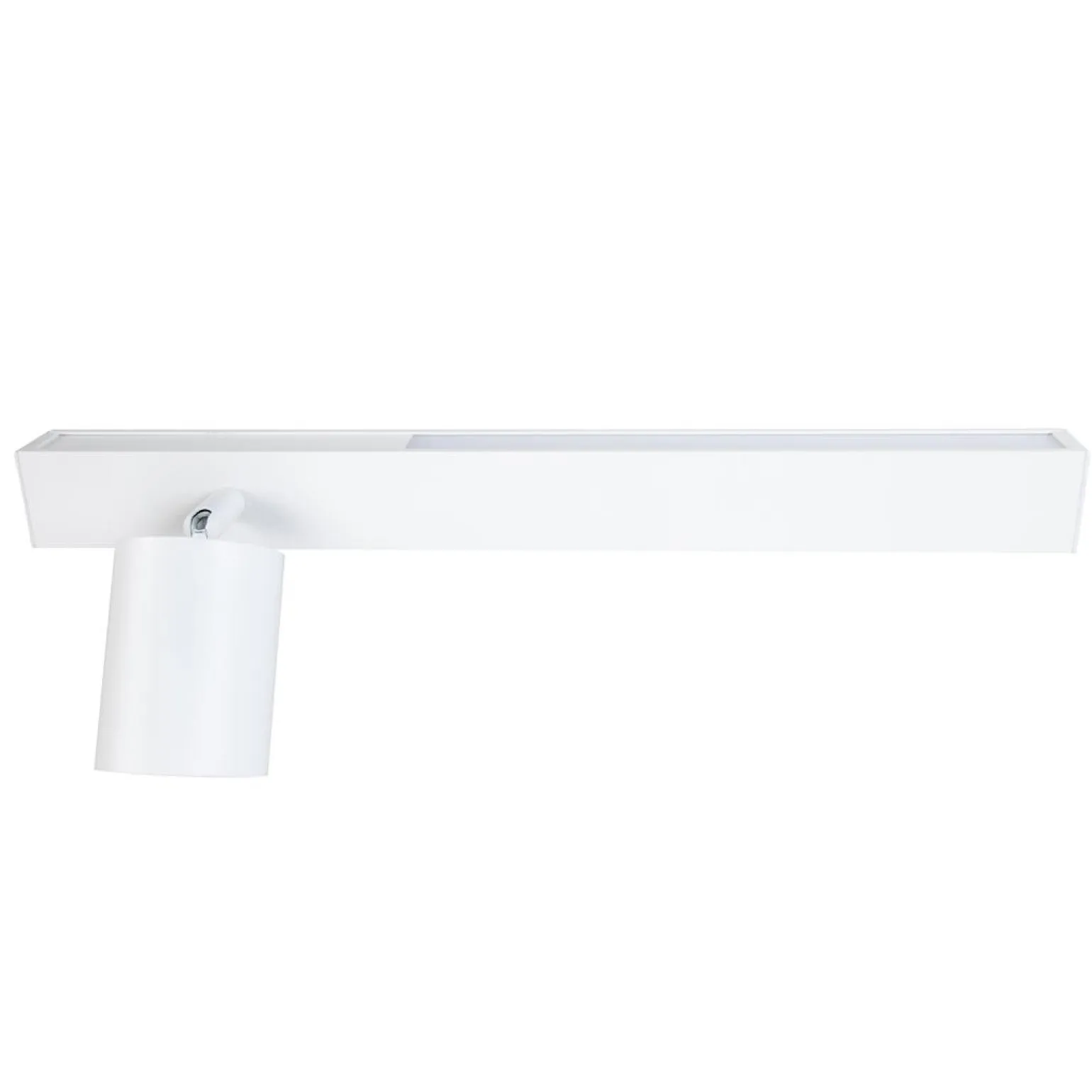 Kinkiet Magnet 9W+1xGU10 3000/4000K Biały Lewy (ML1129) - Milagro