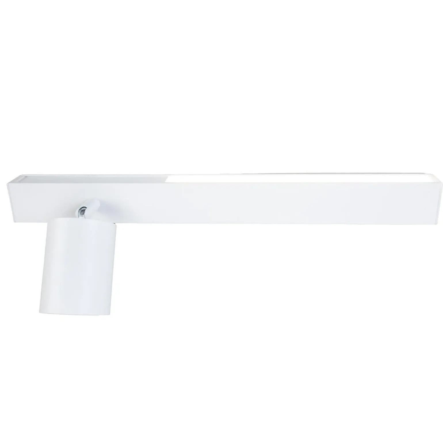 Kinkiet Magnet 9W+1xGU10 3000/4000K Biały Lewy (ML1129) - Milagro