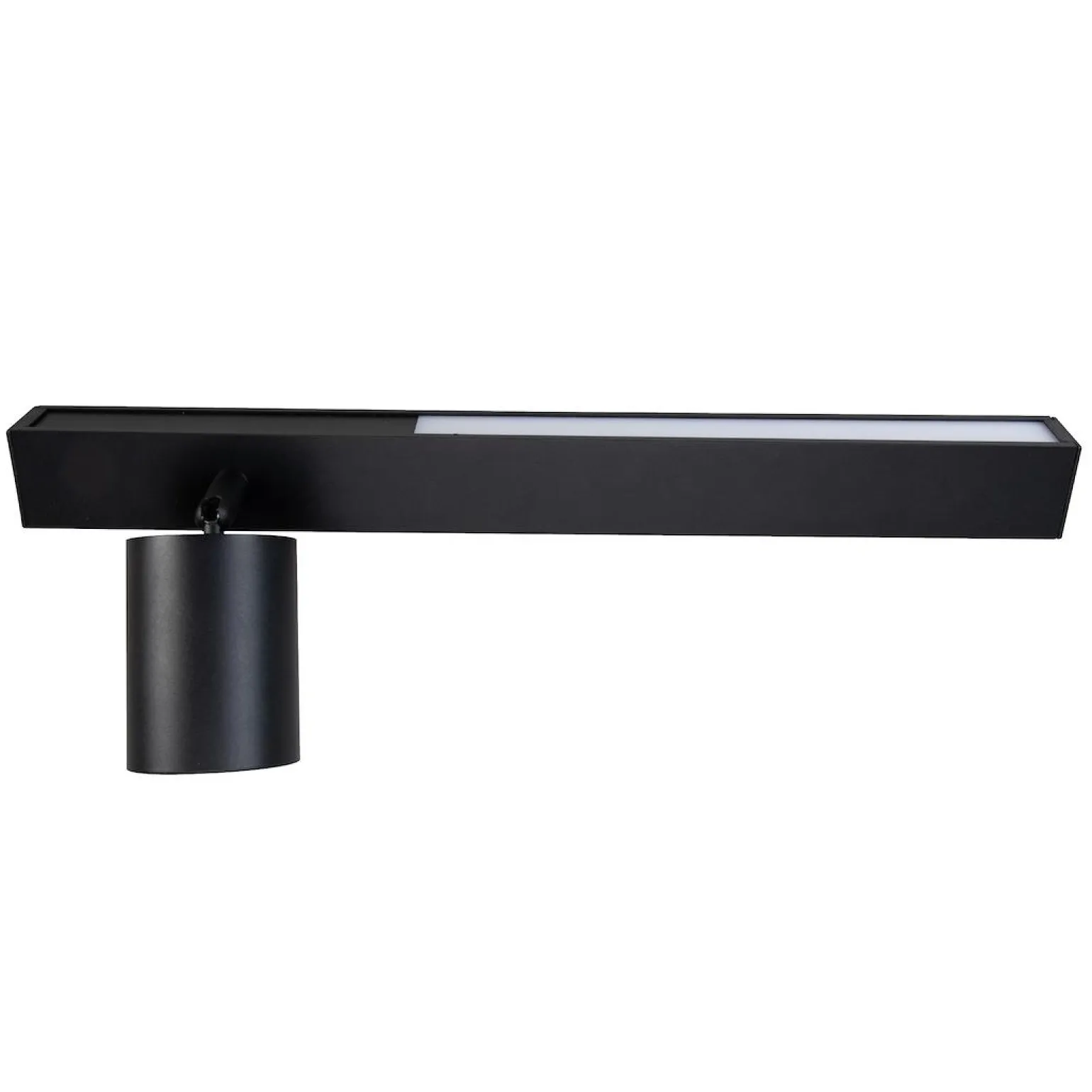 Kinkiet Magnet 9W+1xGU10 3000/4000K Czarny Lewy (ML1127) - Milagro