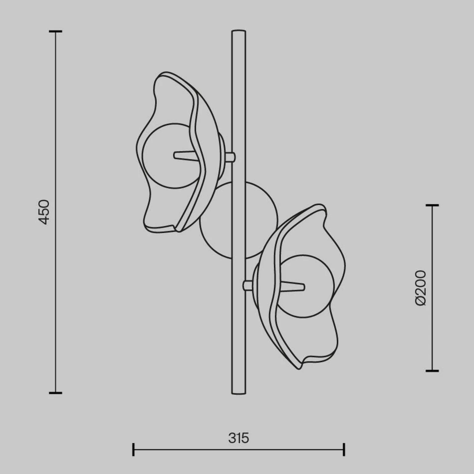 Kinkiet Miracle (MOD207WL-02BS) - Maytoni