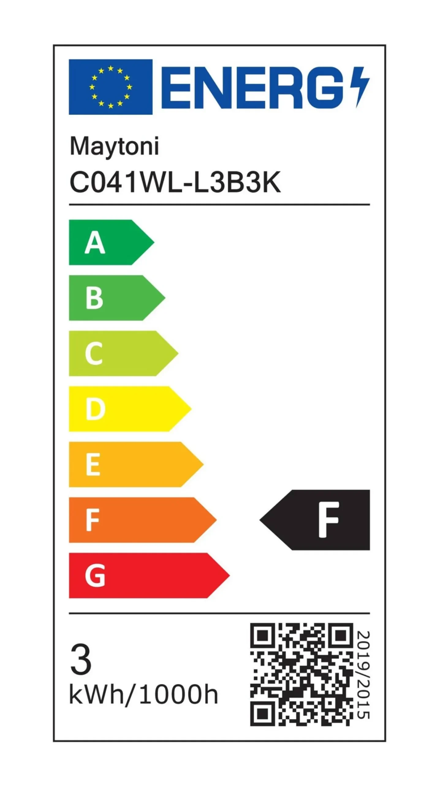 Kinkiet Mirax (C041WL-L3B3K) - Maytoni