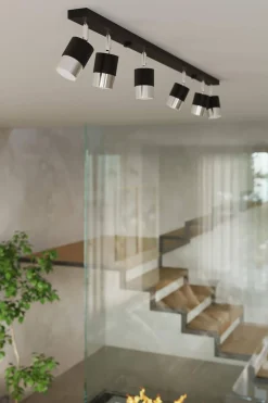 Kinkiet NERO czarny/chrom (SL.1064) - Sollux