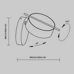 Kinkiet Nuance (MOD180WL-L4W3K) - Maytoni