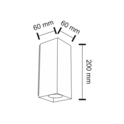 Kinkiet OZU (czarny) (4402) - Shilo
