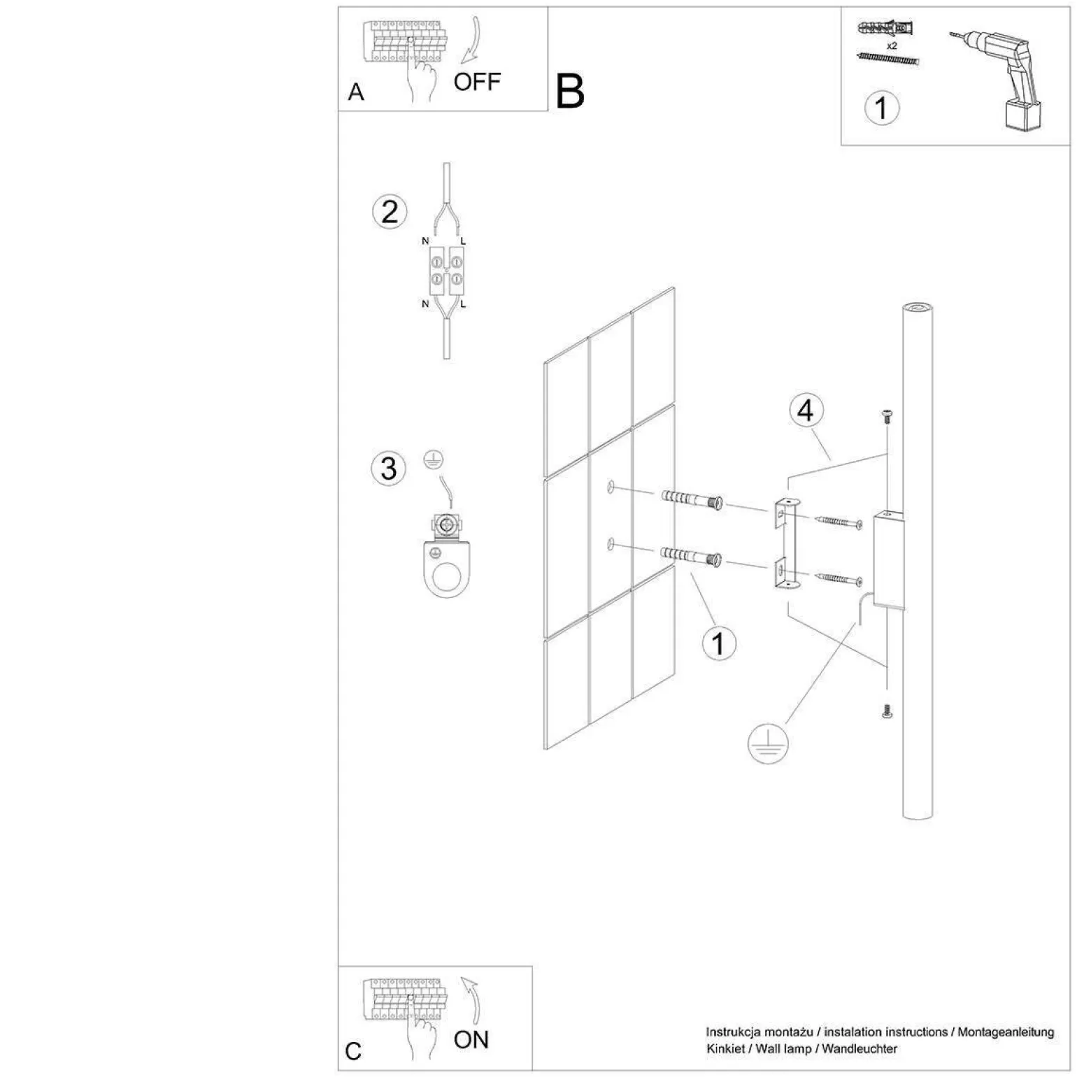 Kinkiet PASTELO 2 biały (SL.1177) - Sollux Lighting