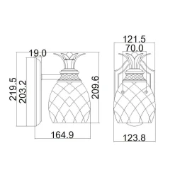 Kinkiet Plantation (HK-PLANT-BATH-PL) - Elstead Lighting