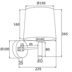 Kinkiet PONTE (4348) - ARGON