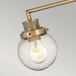 Kinkiet Poppy - 3 źródła światła - Stary mosiądz (QN-POPPY3-HB-BATH) - Quintiesse