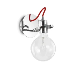 Kinkiet RADIO AP1 kol. srebrny (119427) Ideal Lux