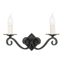 Kinkiet Rectory (RY2A-BLACK) - Elstead Lighting