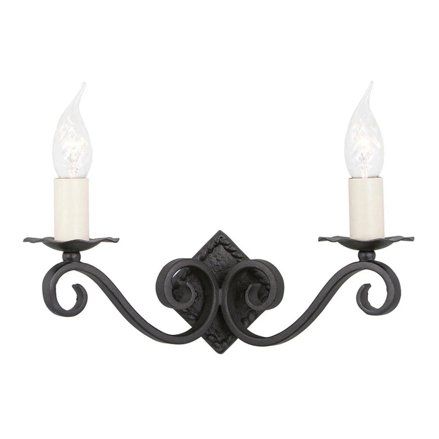 Kinkiet Rectory (RY2A-BLACK) - Elstead Lighting
