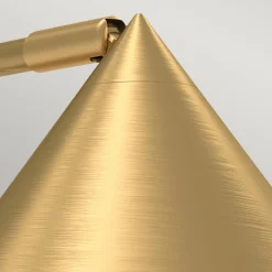 Kinkiet Remyck - 1 źródło światła - Szczotkowane złoto (ALM-REMYCK-1WB-GD) - Elstead Lighting