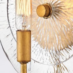 Kinkiet Rene - 1 źródło światła - Przecierany mosiądz (QN-RENE-WB1-DSB) - Quintiesse