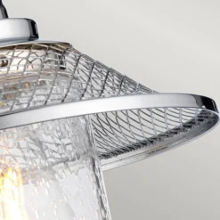 Kinkiet Rigby - 1 źródło światła - Polerowany chrom (QN-RIGBY1-BATH-PC) - Quintiesse