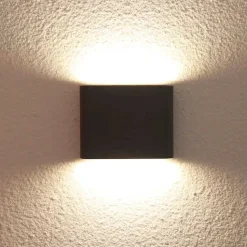 Kinkiet Sapri czarny o podwyższonym IP54 (LP-1556/1W BK) - Light Prestige