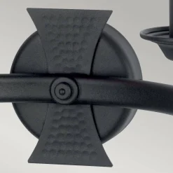 Kinkiet Saxon (SAX2-BLK) - Elstead Lighting