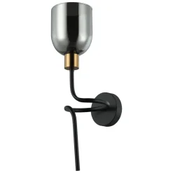 Kinkiet Servio (WL-66892-1A-BK-SG) - Italux