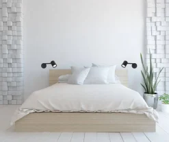 Kinkiet SNOW z wysięgnikiem czarny (LP-731/1WL BK) - Light Prestige