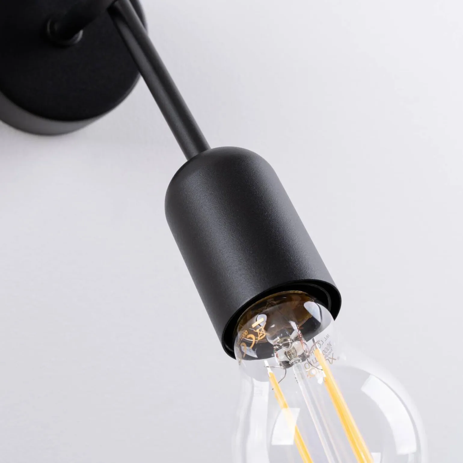 Kinkiet SUPEŁ czarny (SL.1433) - Sollux Lighting