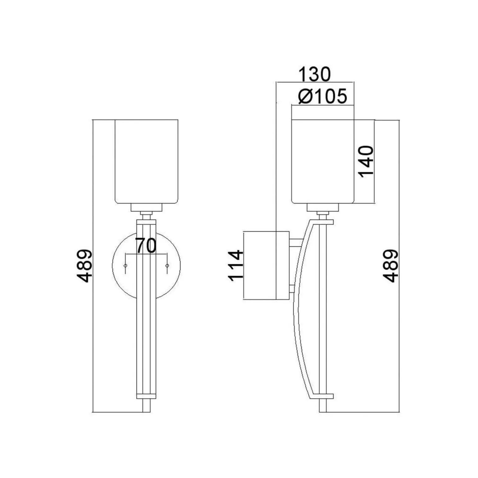 Kinkiet Taylor (QZ-TAYLOR1L-BATH) - Elstead Lighting