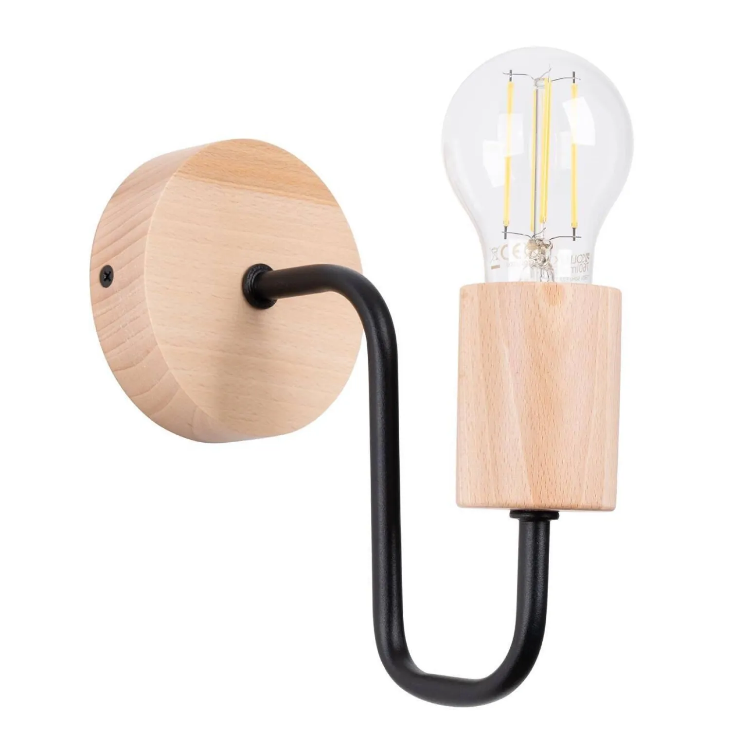 Kinkiet TIMBO czarny (SL.1668) - Sollux Lighting